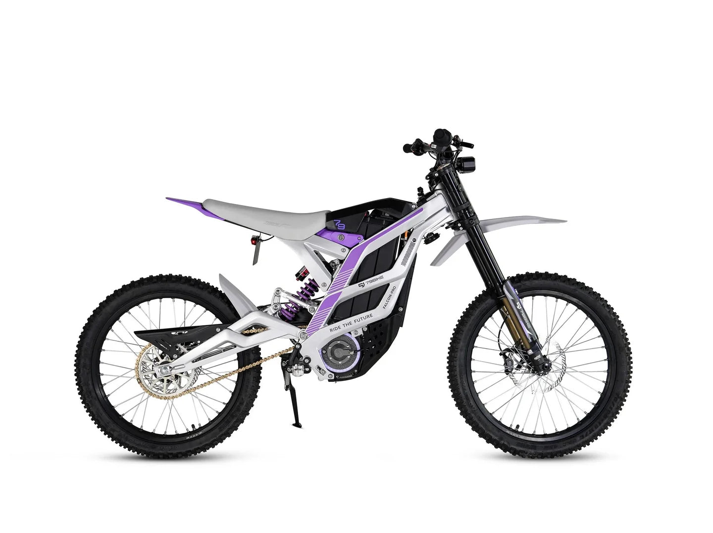 79Bike Falcon Pro in Silver/Purple